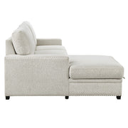 9468BE*2LC2R (2)2-Piece Sectional with Pull-out Bed and Left Chaise with Hidden Storage - 9468BE*2LC2R