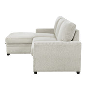 9468BE*2LC2R (2)2-Piece Sectional with Pull-out Bed and Left Chaise with Hidden Storage - 9468BE*2LC2R