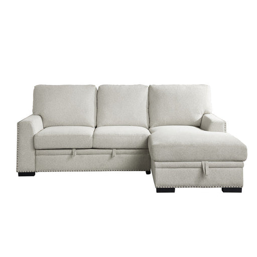 9468BE*2RC2L (2)2-Piece Sectional with Pull-out Bed and Right Chaise with Hidden Storage - 9468BE*2RC2L