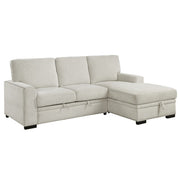 9468BE*2RC2L (2)2-Piece Sectional with Pull-out Bed and Right Chaise with Hidden Storage - 9468BE*2RC2L