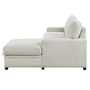 9468BE*2RC2L (2)2-Piece Sectional with Pull-out Bed and Right Chaise with Hidden Storage - 9468BE*2RC2L