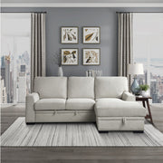 9468BE*2RC2L (2)2-Piece Sectional with Pull-out Bed and Right Chaise with Hidden Storage - 9468BE*2RC2L