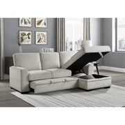 9468BE*2RC2L (2)2-Piece Sectional with Pull-out Bed and Right Chaise with Hidden Storage - 9468BE*2RC2L