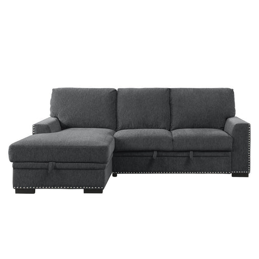 9468CC*2LC2R (2)2-Piece Sectional with Pull-out Bed and Left Chaise with Hidden Storage - 9468CC*2LC2R