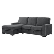 9468CC*2LC2R (2)2-Piece Sectional with Pull-out Bed and Left Chaise with Hidden Storage - 9468CC*2LC2R