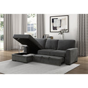 9468CC*2LC2R (2)2-Piece Sectional with Pull-out Bed and Left Chaise with Hidden Storage - 9468CC*2LC2R