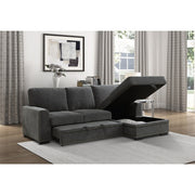 9468CC*2RC2L (2)2-Piece Sectional with Pull-out Bed and Right Chaise with Hidden Storage - 9468CC*2RC2L