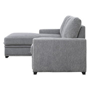 9468DG*2LC2R (2)2-Piece Sectional with Pull-out Bed and Left Chaise with Hidden Storage - 9468DG*2LC2R