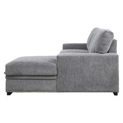 9468DG*2RC2L (2)2-Piece Sectional with Pull-out Bed and Right Chaise with Hidden Storage - 9468DG*2RC2L
