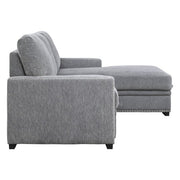 9468DG*2RC2L (2)2-Piece Sectional with Pull-out Bed and Right Chaise with Hidden Storage - 9468DG*2RC2L