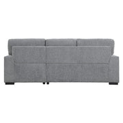 9468DG*2RC2L (2)2-Piece Sectional with Pull-out Bed and Right Chaise with Hidden Storage - 9468DG*2RC2L