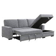 9468DG*2RC2L (2)2-Piece Sectional with Pull-out Bed and Right Chaise with Hidden Storage - 9468DG*2RC2L