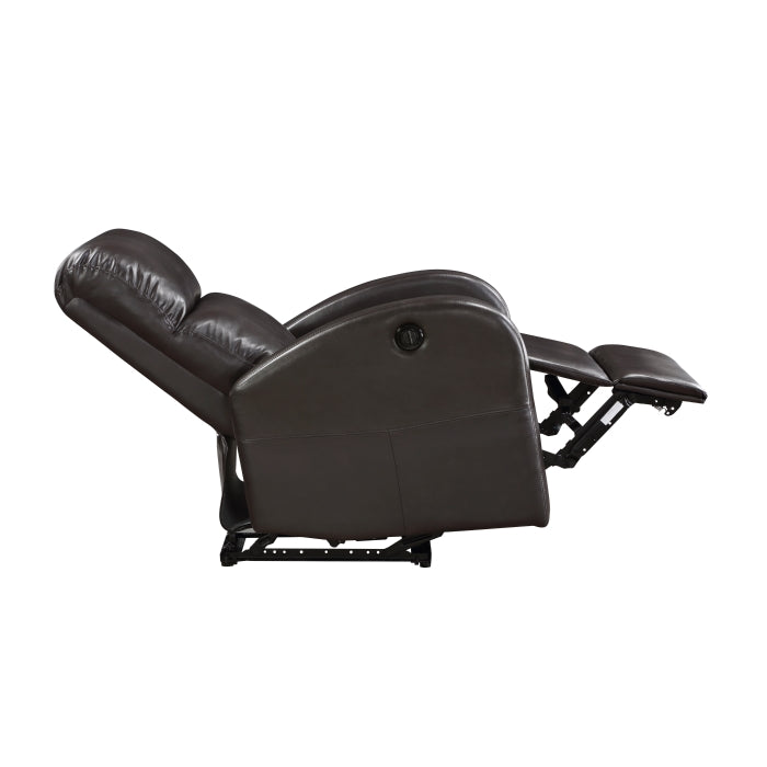 9478BRW-1PW Power Reclining Chair - 9478BRW-1PW