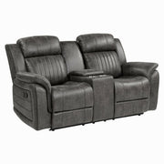 9479BRG-2 Double Reclining Love Seat with Center Console - 9479BRG-2