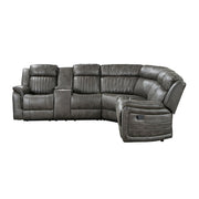 9479BRG*SC (3)3-Piece Reclining Sectional with Left Console - 9479BRG*SC