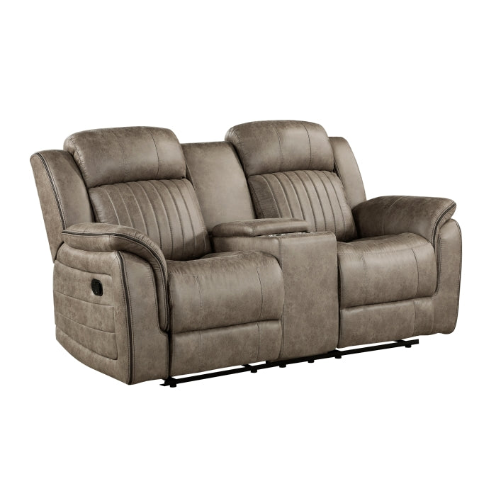 9479SDB-2 Double Reclining Love Seat with Center Console - 9479SDB-2