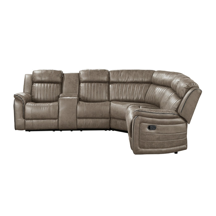 9479SDB*SC (3)3-Piece Reclining Sectional with Left Console - 9479SDB*SC