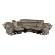 9479SDB*SC (3)3-Piece Reclining Sectional with Left Console - 9479SDB*SC