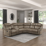 9479SDB*SC (3)3-Piece Reclining Sectional with Left Console - 9479SDB*SC