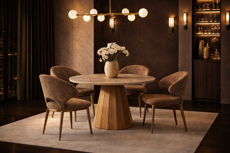 9493 Table With 1442 Chairs Set - p14388