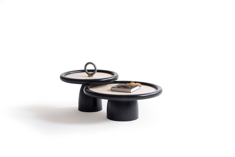 950 Black Travertine 3 Pc Coffee Table Set - DMV FurnitureCoffee Table