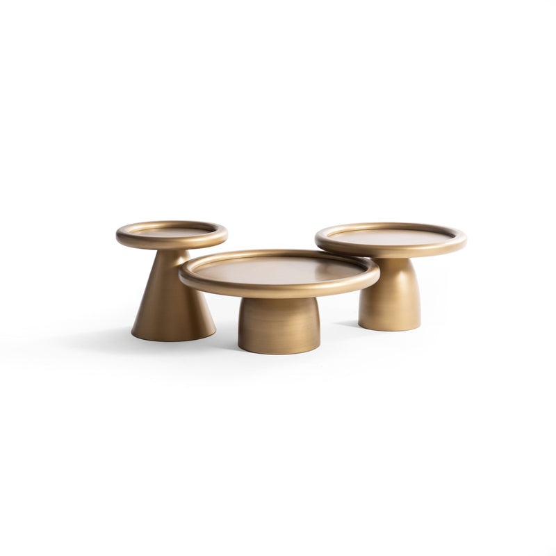 950 Gold 3 Pc Coffee Table Set - DMV FurnitureCoffee Table