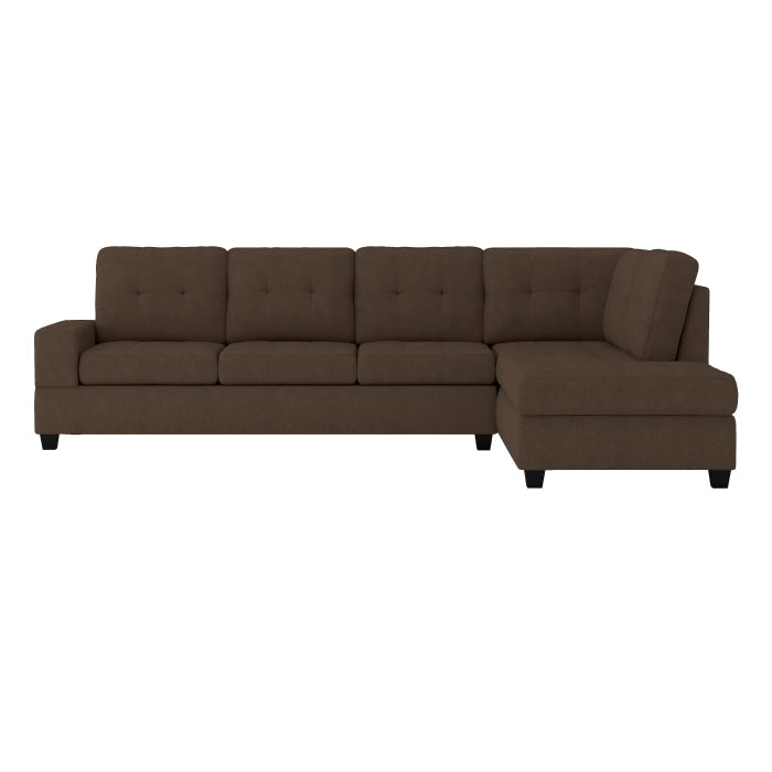 9507CHC*3OT (3)3-Piece Reversible Sectional with Drop-Down Cup Holders and Storage Ottoman - 9507CHC*3OT