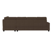 9507CHC*3OT (3)3-Piece Reversible Sectional with Drop-Down Cup Holders and Storage Ottoman - 9507CHC*3OT