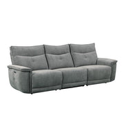9509DG-3PWH* (3)Power Double Reclining Sofa with Power Headrests and USB Ports - 9509DG-3PWH*