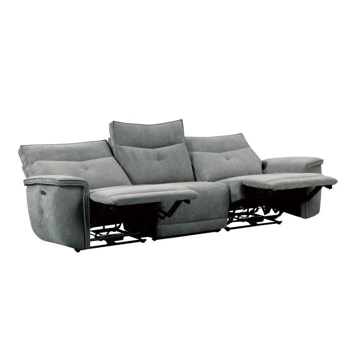 9509DG-3PWH* (3)Power Double Reclining Sofa with Power Headrests and USB Ports - 9509DG-3PWH*