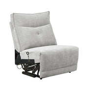 9509MGY*6LR5R (6)6-Piece Modular Reclining Sectional with Right Chaise - 9509MGY*6LR5R