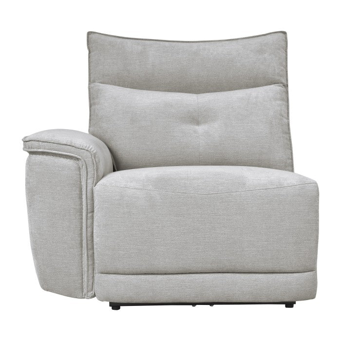 9509MGY*6LRRRPWH (6)6-Piece Modular Power Reclining Sectional with Power Headrests and USB Ports - 9509MGY*6LRRRPWH