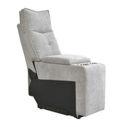 9509MGY*6LRRRPWH (6)6-Piece Modular Power Reclining Sectional with Power Headrests and USB Ports - 9509MGY*6LRRRPWH
