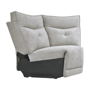 9509MGY*6LRRRPWH (6)6-Piece Modular Power Reclining Sectional with Power Headrests and USB Ports - 9509MGY*6LRRRPWH