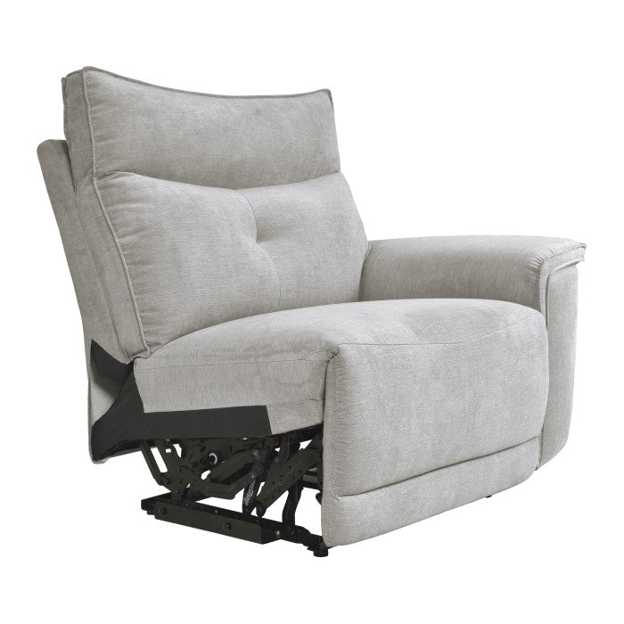 9509MGY*6LRRRPWH (6)6-Piece Modular Power Reclining Sectional with Power Headrests and USB Ports - 9509MGY*6LRRRPWH