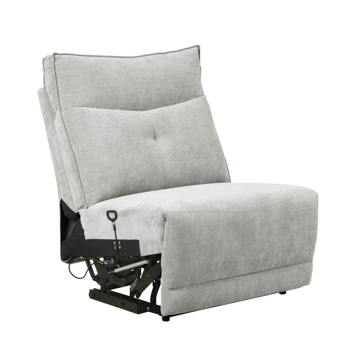 9509MGY-AR (4/6)Armless Reclining Chair - 9509MGY-AR