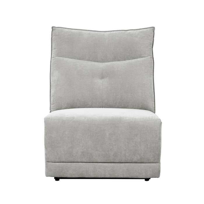 9509MGY-AR (4/6)Armless Reclining Chair - 9509MGY-AR