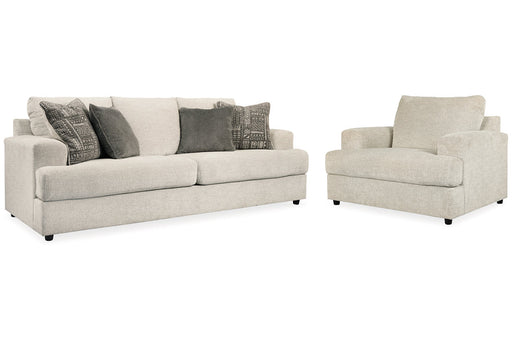Soletren Stone Sofa and Oversized Chair -  Ashley - DMV Furniture