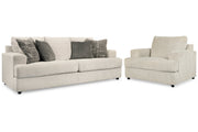 Soletren Stone Sofa Sleeper and Oversized Chair -  Ashley - DMV Furniture