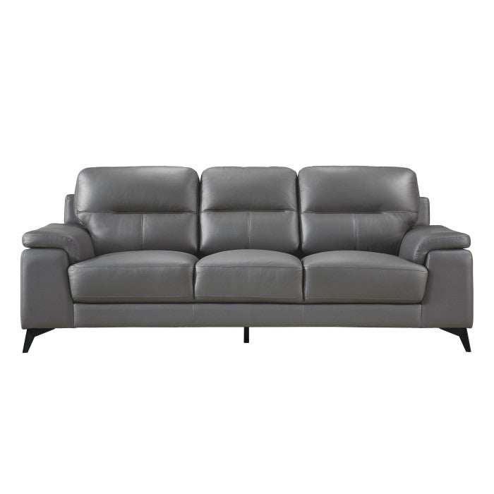 9514DGY*2 2pc Set: Sofa, Love - 9514DGY*2