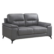 9514DGY*2 2pc Set: Sofa, Love - 9514DGY*2