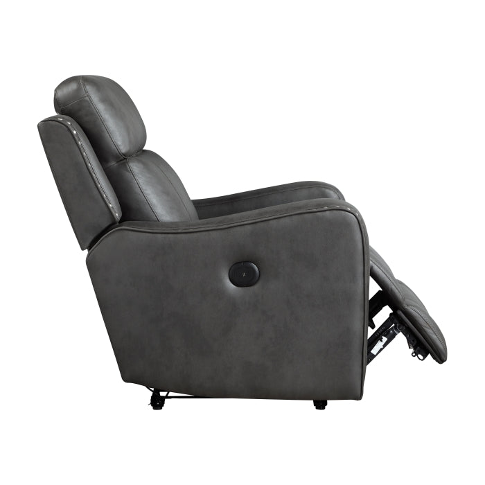 9515DGY-1PW Power Reclining Chair - 9515DGY-1PW