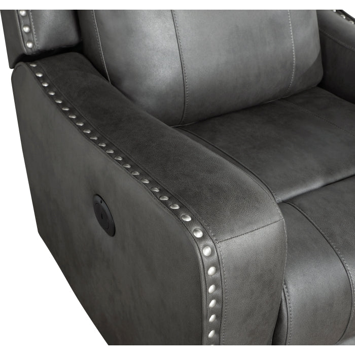 9515DGY-1PW Power Reclining Chair - 9515DGY-1PW