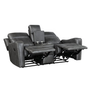 9515DGY*2 2pc Set: Sofa, Love - 9515DGY*2