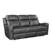 9515DGY-3 Double Reclining Sofa - 9515DGY-3