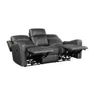9515DGY-3 Double Reclining Sofa - 9515DGY-3