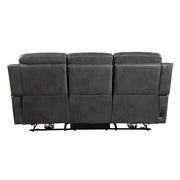 9515DGY-3PW Power Double Reclining Sofa - 9515DGY-3PW