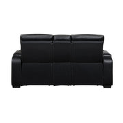 9516BLK*2PWH 2pc Set: Sofa, Love (Power) - 9516BLK*2PWH