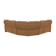 9516BRWS*32LCN2RCNPWH (3)3-Piece Power Reclining Sectional with Consoles, Power Headrests, Storage Arms(Top and Side), Cup holders, Charging Ports, Wireless speakers and LED lighting - 9516BRWS*32LCN2RCNPWH
