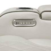 9516TPE-1PWH Power Reclining Chair with Power Headrest, Cup holders and Storage Arms(Top and Side), Charging Ports and LED lighting - 9516TPE-1PWH